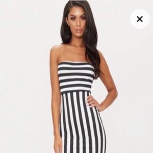 Striped tube dress